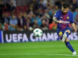 Messi voltou a fazer toda a diferença a favor do Barcelona. AFP
