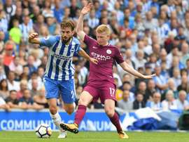 Pröpper tiene contrato con el Brighton hasta 2021. AFP