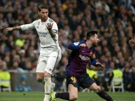 Ramos fora contra o Valladolid. AFP