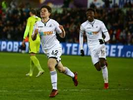 Daniel James passa por revisão médica no United. AFP