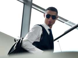 Grande attesa per l'arrivo di CR7. AFP
