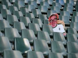 Monchengladbach fans can get a cardboard cut out of themselves for their seat. AFP