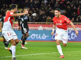 Lopes scored a dramatic late winner for Monaco. AFP