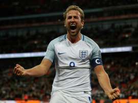 Kane is one player who will definitely be on the plane to Russia. AFP