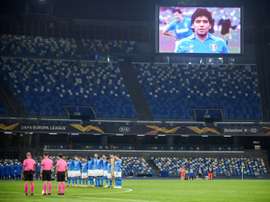 Il Napoli conquista i tre punti. AFP