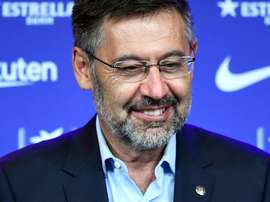 Bartomeu shocked everyone by confirming Barca will join a European Super League. AFP