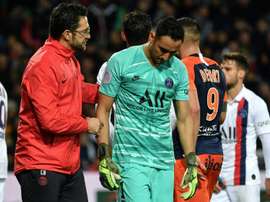 Keylor Navas assure ne pas avoir pris un kilo. AFP