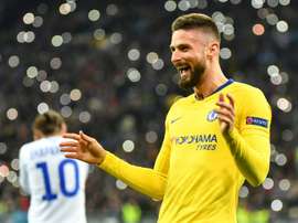 Giroud prolonge avec Chelsea. AFP