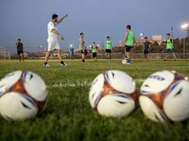 La invasión israelí de Palestina también afecta al mundo del fútbol. AFP/Archivo