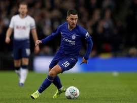 Hazard pense qu'il arrive au sommet de sa carrière. AFP