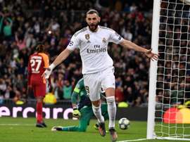 Benzema, plus efficace que Cristiano Ronaldo et Messi. AFP
