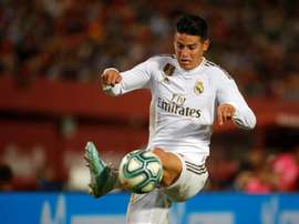 James de retour sur les terrains. afp