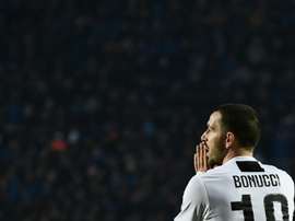 Bonucci pode pintar em Manchester. AFP