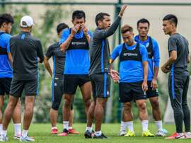 Coronavirus condemns Chinese football to endless pre-season. AFP
