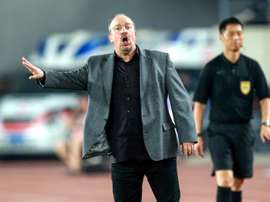 Rafa Benitez leaves China's Dalian Pro. AFP