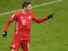 Lewandowski claims Bundesliga record, Jovic hits double on return from Real Madrid. AFP