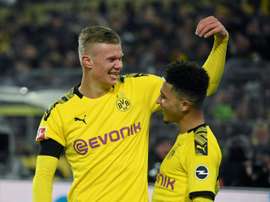 Jadon Sancho é especulado para mudar de time. AFP