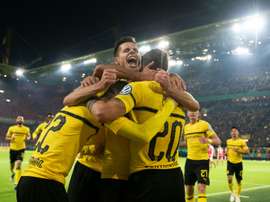 Dortmund won it late. AFP