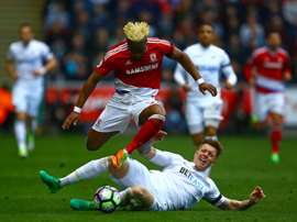 Traore could be the latest Santos signing at Wolverhampton. AFP