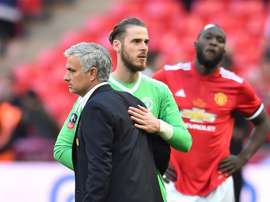 Mourinho criticized De Gea's contract again. AFP