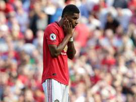 Solskjaer criticised the racist abuse Rashford got after missing penalty. AFP