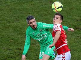 Nicolas De Preville a été prêté à Lille par le club d'Ostende. AFP