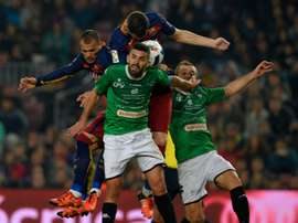 Ya saben lo que es enfrentarse a un grande del fútbol español. AFP