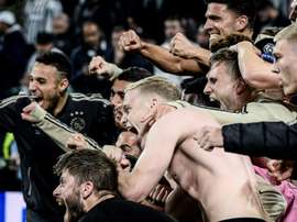 Ajax are through to the Champions League Semi-Finals with victory over Juventus. AFP