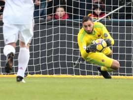 Donnarumma à deux doigts de rejoindre les cages parisiennes. AFP