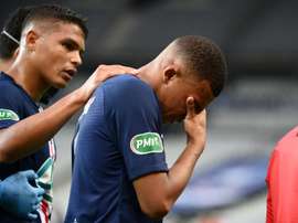 Le PSG fait un communiqué sur l'état de santé de Mbappé, Verratti et Kurzawa. afp