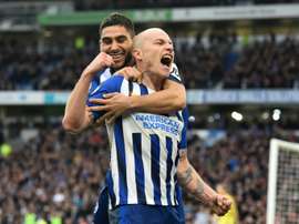 Brighton won 2-0. AFP