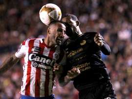 Atlético San Luis venció a los hombres de Maradona. AFP