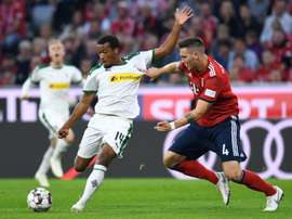 Plea got Gladbach's first. AFP