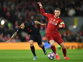 Henderson has felt 'safe' since return to Liverpool training. AFP