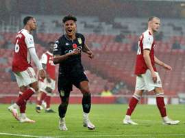 Ollie Watkins scored a double in Aston Villas 3-0 win over Arsenal. AFP