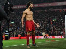 Salah scored. AFP