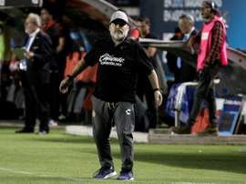 Diego Maradona will have surgery on his shoulder once again. AFP