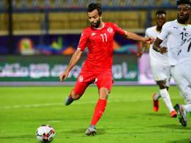 Khenissi scored Tunisia's goal in normal time and his team went through on penalties. AFP