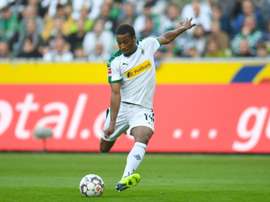 Gladback forward Alassane Plea has eight goals in just nine games. AFP
