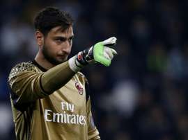 Gianluigi Donnarumma made a blunder in Milan's draw.