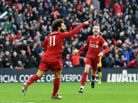 Salah was one of the African players to shine at the weekend. AFP