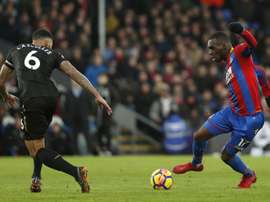 Benteke close to contract renewal with Crystal Palace. AFP
