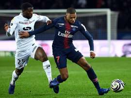 Mbappé fez teve uma atuação horrível. AFP