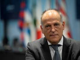 Tebas évoque la concurrence de Manchester City et du PSG. AFP