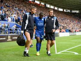 Nampalys Mendy no ha triunfado en el Leicester. AFP/Archivo