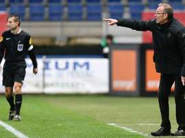 Jean Marc Furlan, pictured on November 21, 2015, is leaving Troyes after a decision taken by mutual agreement between the board and the coach