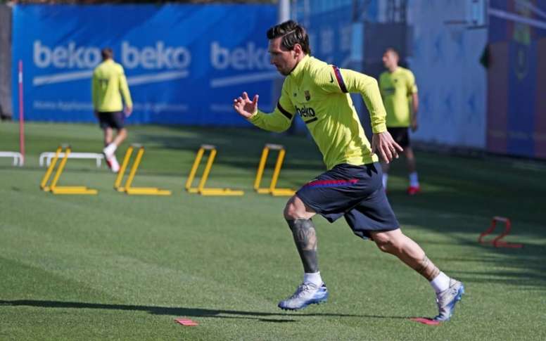 Messi and Semedo, ready for LaLiga: they trained with the group again. AFP