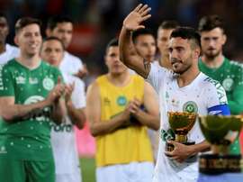 Chapecoense sigue presente en el corazón de todos. AFP