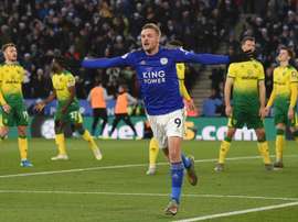 Jamie Vardy teve grande ascensão no futebol inglês. AFP
