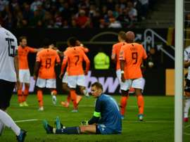 The Netherlands came from behind to beat Germany 4-2 in a thrilling Euro 2020 qualifier. AFP